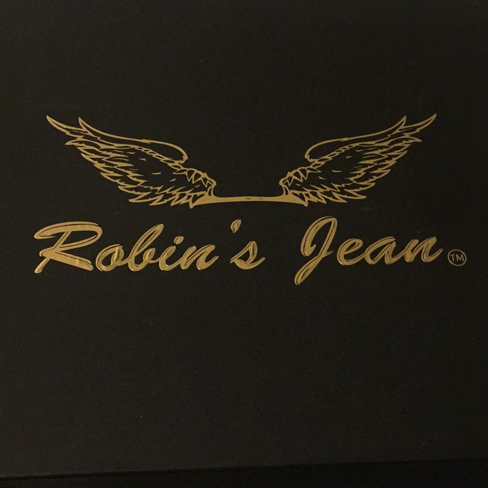 Exclusive robins jeans high top biker boots